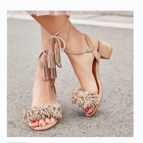 Aquazzura Shoes - Aquazzura Wild Thing Fringed Strappy Sandals